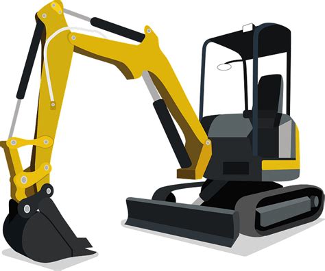 free red mini excavator clipart|excavator dump truck clip art.